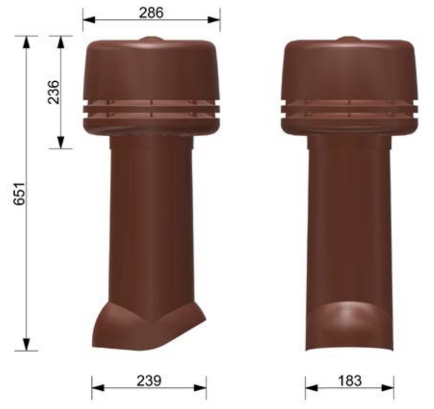 Döcke PREMIUM Трубный аэратор 167/650