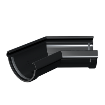 Угол жёлоба 135˚ Люкс (Lux) Карбон, (RR-33)
