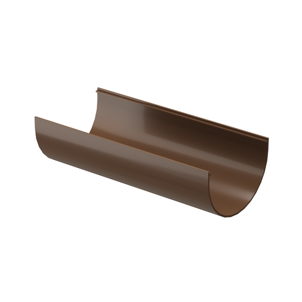 Желоб водосточный 3 м Standard, светло-коричневый - 1